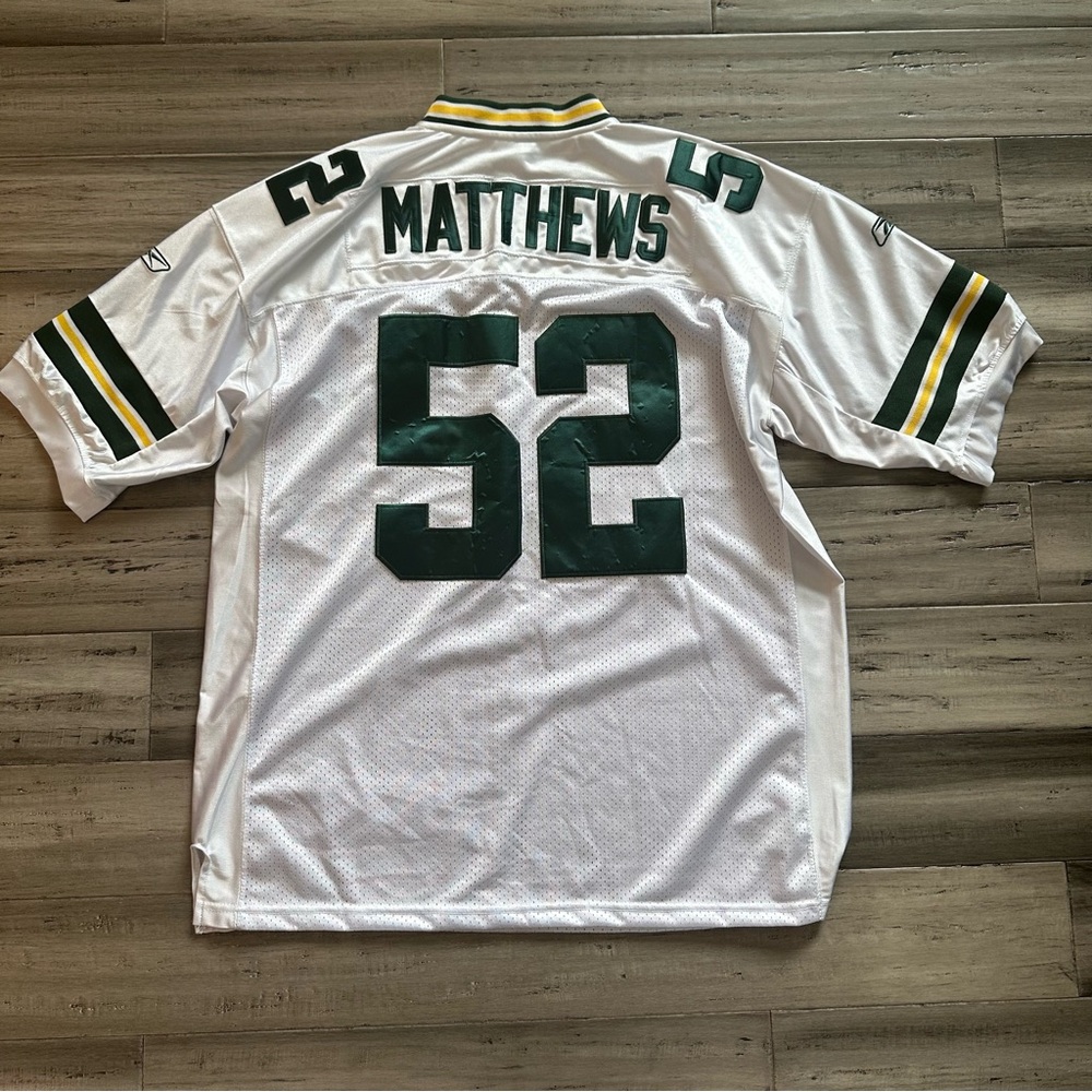 Reebok Green Bay packers clay Matthew’s 34 football nfl jersey size 56